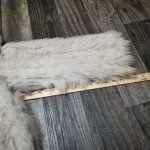 Elegant Blue Fox Fur Coat - Size 10