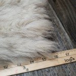 Elegant Blue Fox Fur Coat - Size 10