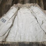 Elegant Blue Fox Fur Coat - Size 10
