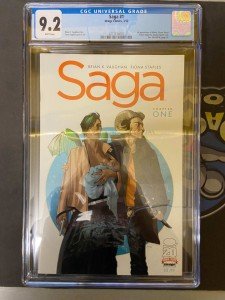 SAGA #1 Comic Book - CGC 9.2 Rating
