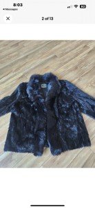 Luxury Real Mink Coat - Size XL