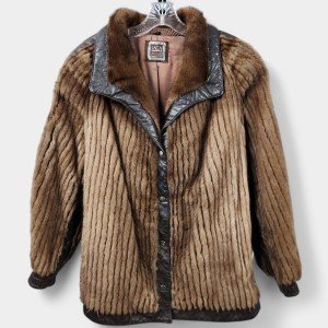 80s Demi-Buff Male Mink Corduroy Jacket