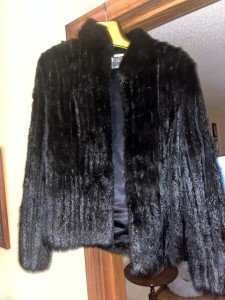 Authentic Mink Fur Jacket - Size Large