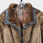 80s Demi-Buff Male Mink Corduroy Jacket