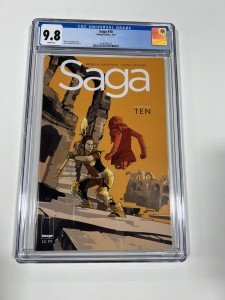 Saga #10 CGC 9.8 - Brian K. Vaughan & Fiona Staples