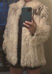Vintage Fox Fur Jacket from Saga Collectibles