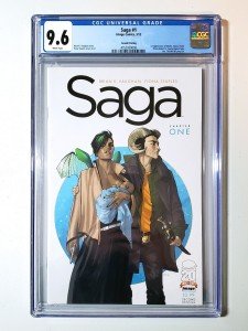 Saga #1 2nd Printing CGC 9.6 - 2012