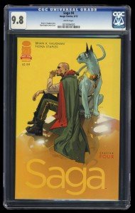 Saga #4 CGC 9.8 Comic Book - 2012