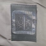 Vintage Beige Gray Fox Fur Coat for Women