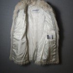 Blue Fox Fur Coat - Size 14