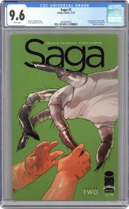 Saga #2A 1st Printing CGC 9.6 2012