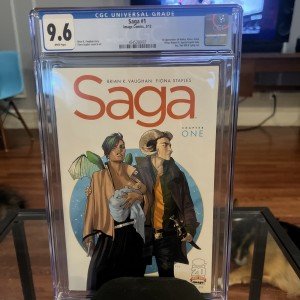 Saga #1 CGC 9.6 First Print Collectible