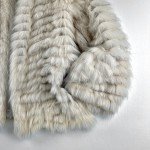 Vintage Norwegian Fox Fur Coat for Women, Medium
