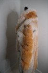 Fabulous Long Spotted Real Fox Fur Coat