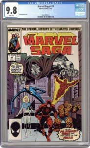 Marvel Saga #20 CGC 9.8 - 1987 Edition