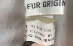 Fox Fur Coat - Creamy Beige & Gray