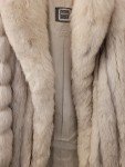 Vintage Saga Blue Fox Fur Coat for Women