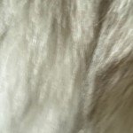 Fox Fur Coat - Creamy Beige & Gray