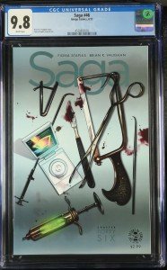Saga 46 CGC 9.8 Comic Book Collectible