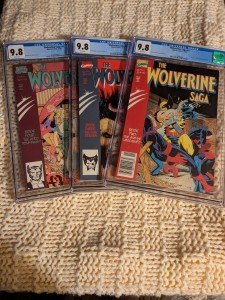 Wolverine Saga Comics 2, 3 & 4 - CGC 9.8