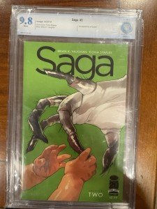 Saga #2 1st Printing CBCS 9.8 2012