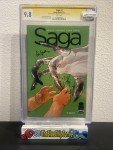 Saga #2 CGC 9.8 Signed by Vaughan & Staples