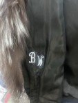 Dark Brown Mink Coat with Silver Fox Collar
