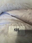 Saga Fox Two-Tone Natural Fur Coat, Size 8