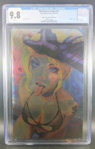 CGC 9.8 Foil Harley Quinn/Batman Cosplay Collectible