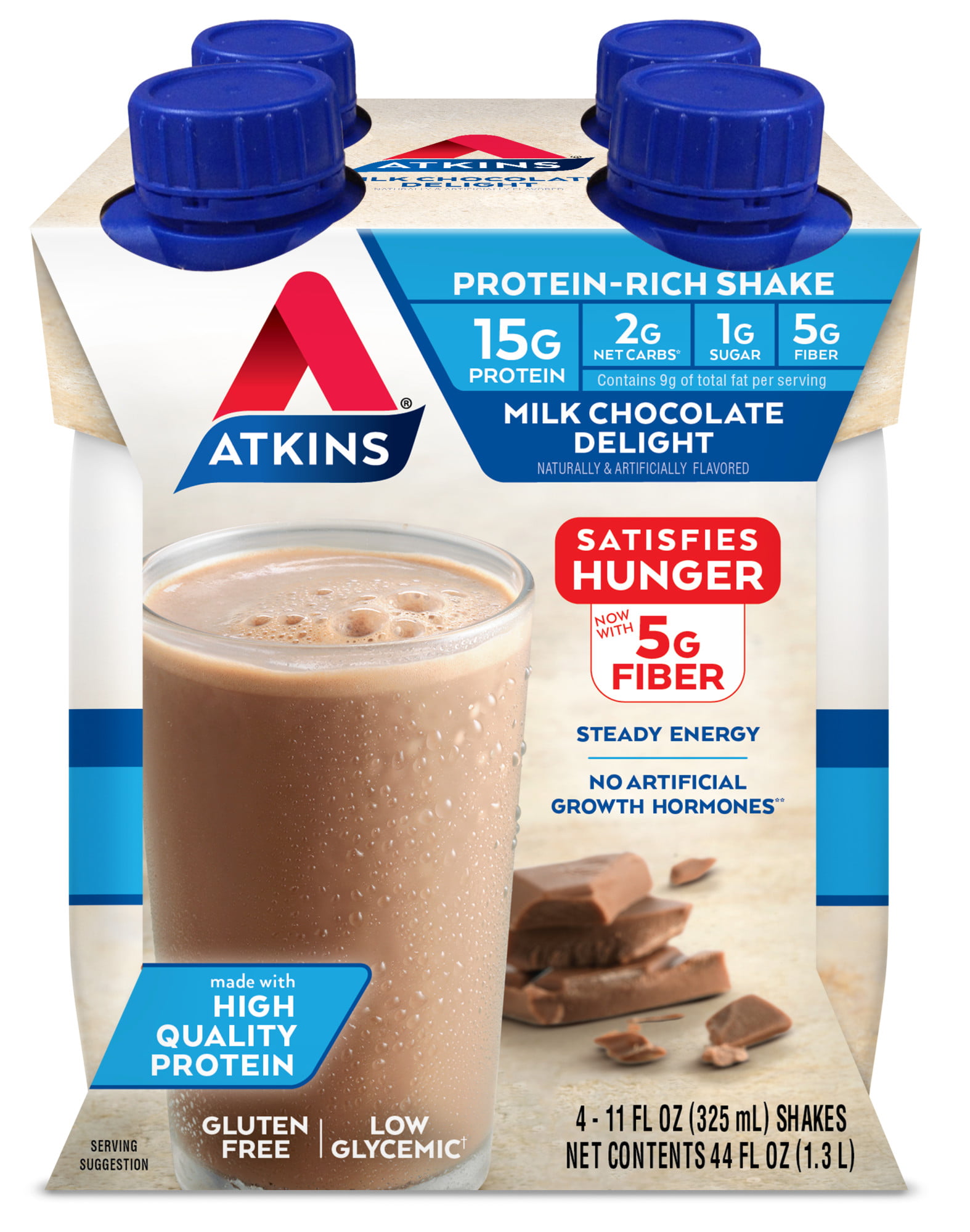 Atkins Milk Chocolate Protein Shake (4-pack)