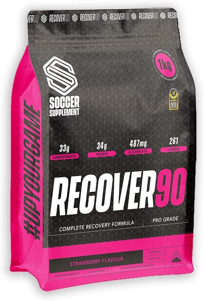 Soccer Supplement - Recover90® Recovery Shake for Footballers