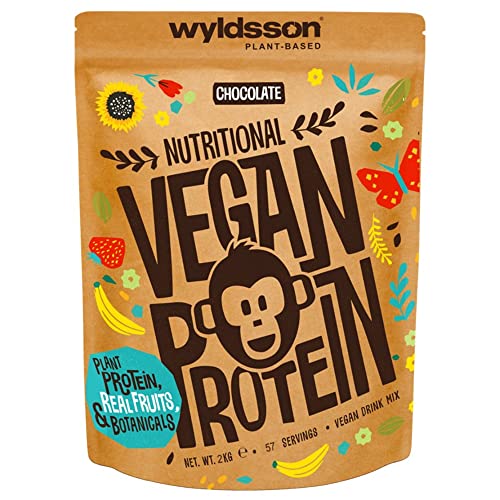 2kg Chocolate Vegan Protein Powder – High Iron & Zinc