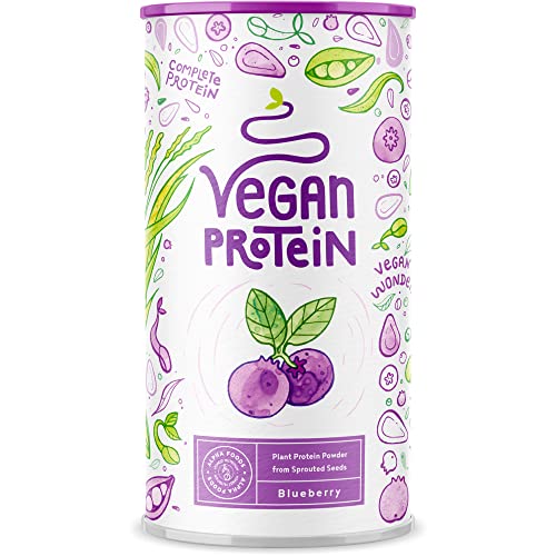 Blueberry Vegan Protein Powder - Complete Nutrition Shake