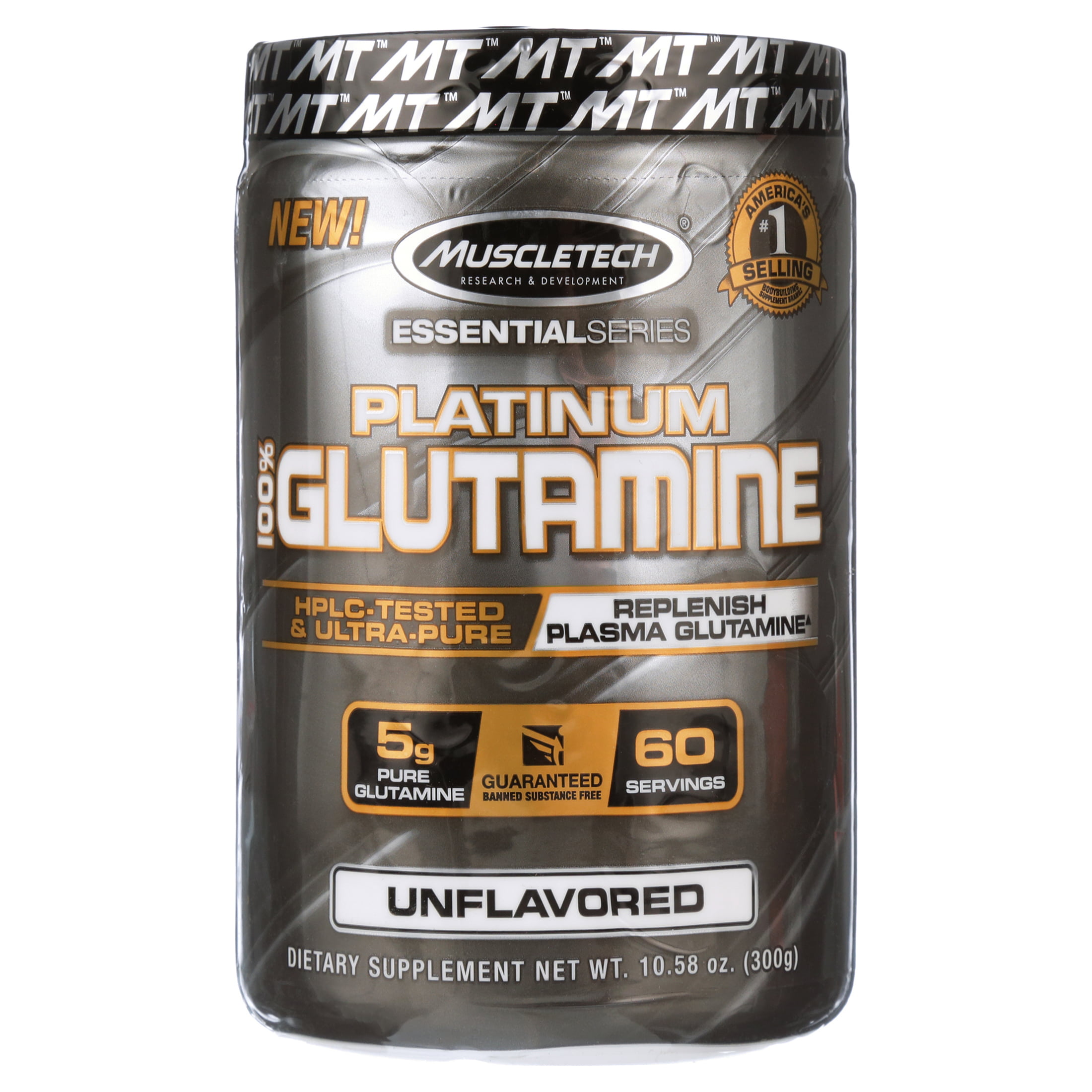 MuscleTech Platinum Glutamine Powder - 60 Servings