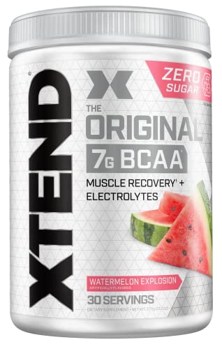Watermelon Explosion BCAA Powder for Muscle Recovery - 30 Servings