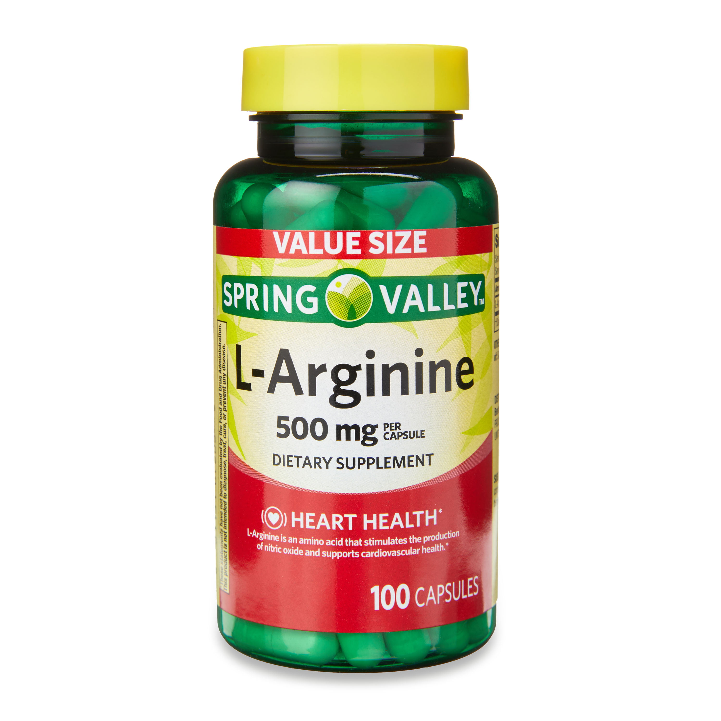 L-Arginine Heart Health Supplement, 100ct