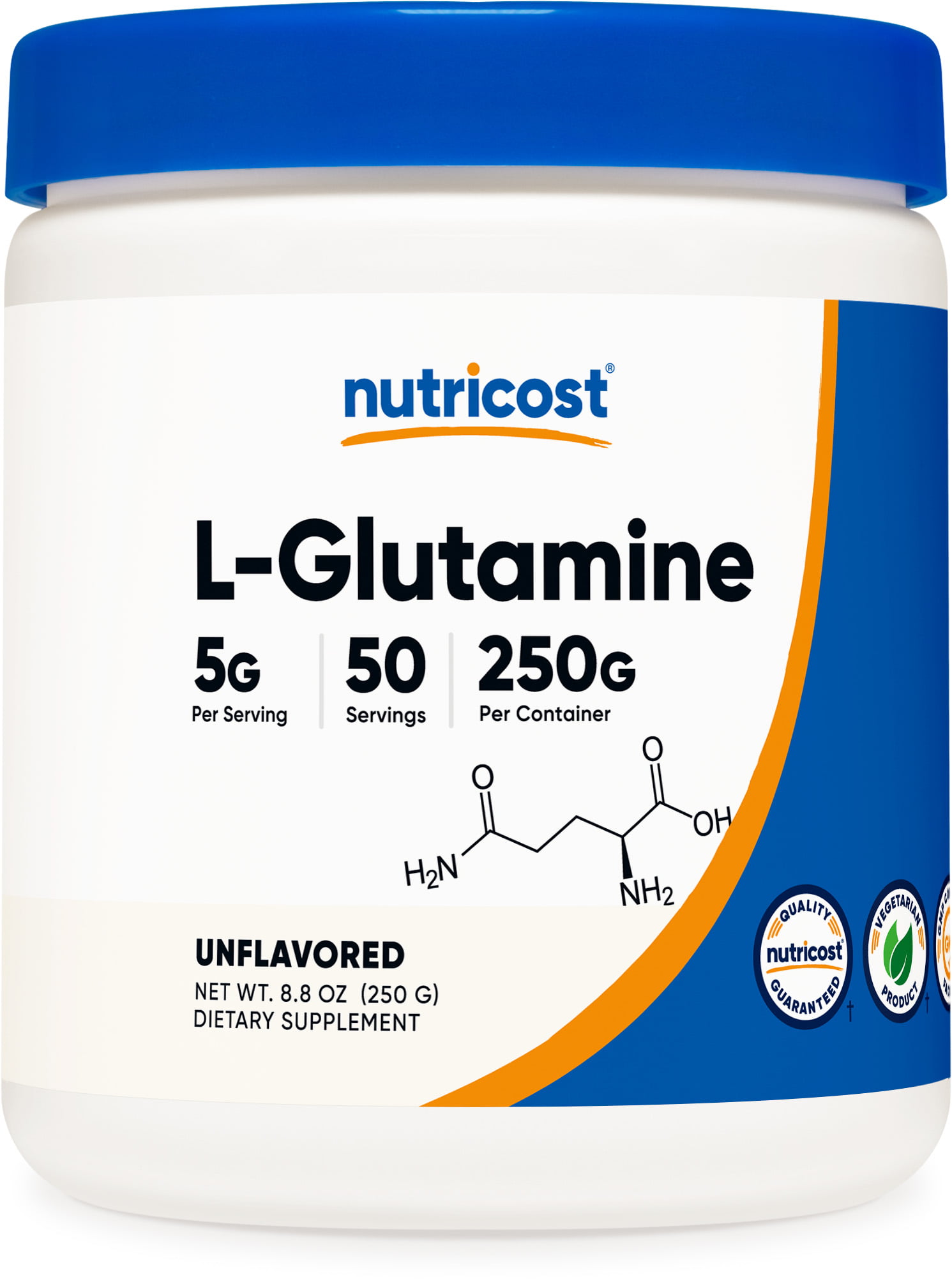 Gluten-free L-Glutamine Powder - 250g