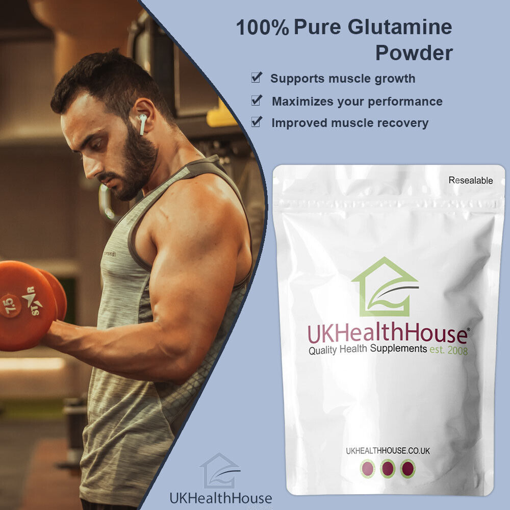 100% L-Glutamine Powder for Fast Recovery & Vegan