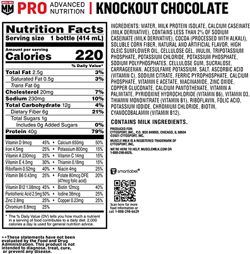 CytoSport Muscle Milk Pro Series 40 Chocolate