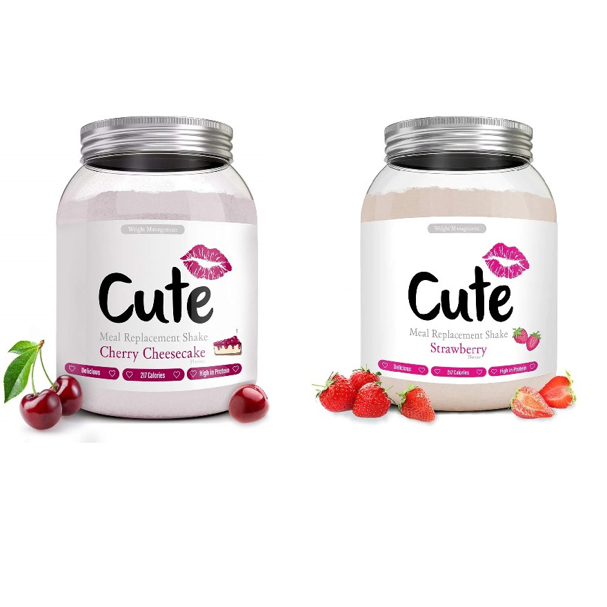 Cute Nutrition Women's Meal Slimming Shake - 2 x 500g