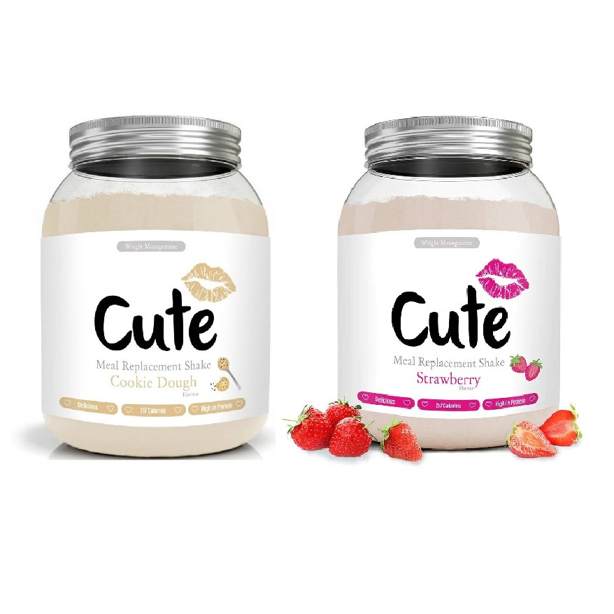 Cute Nutrition Women's Meal Slimming Shake - 2 x 500g