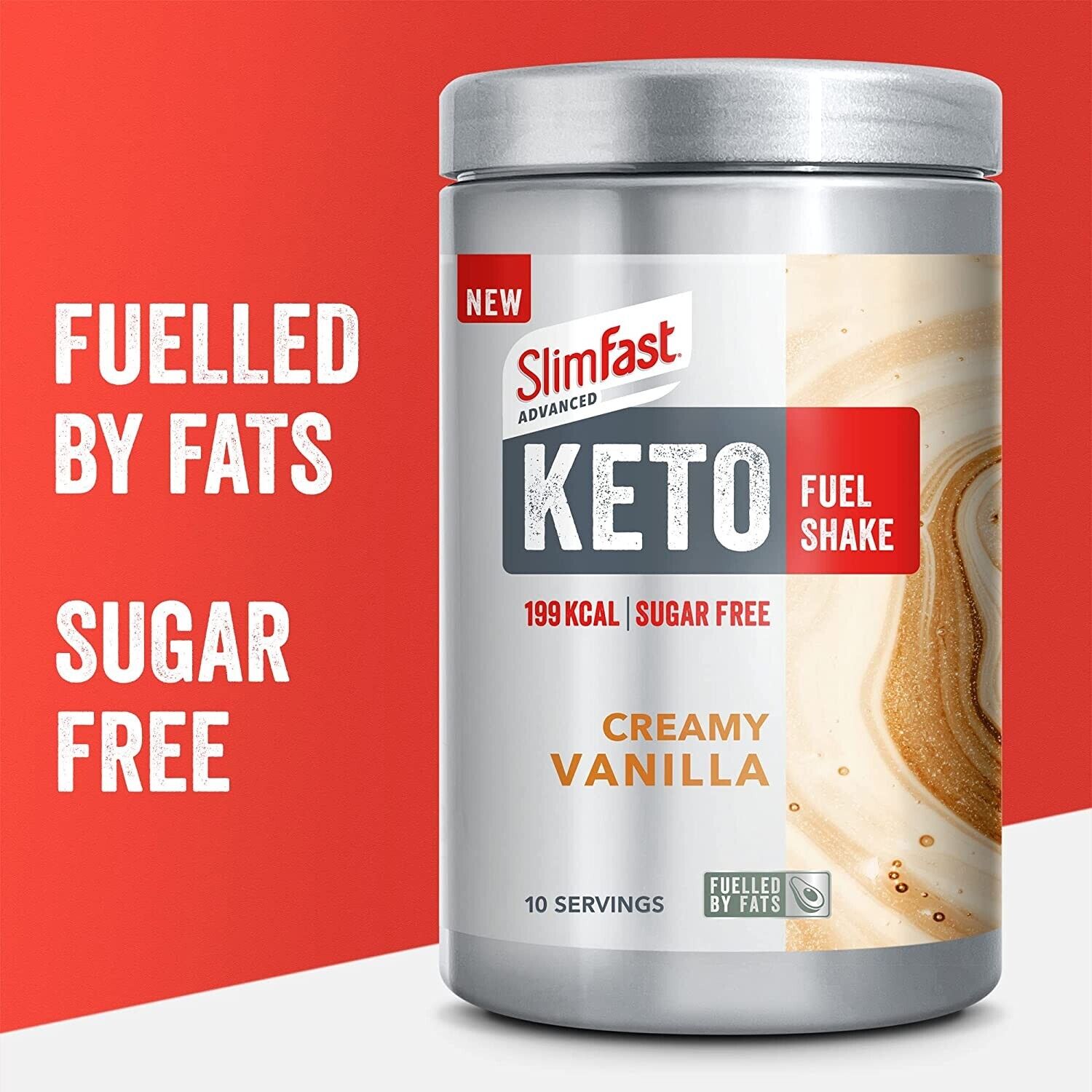 SlimFast Keto Fuel Shake - 10 Servings