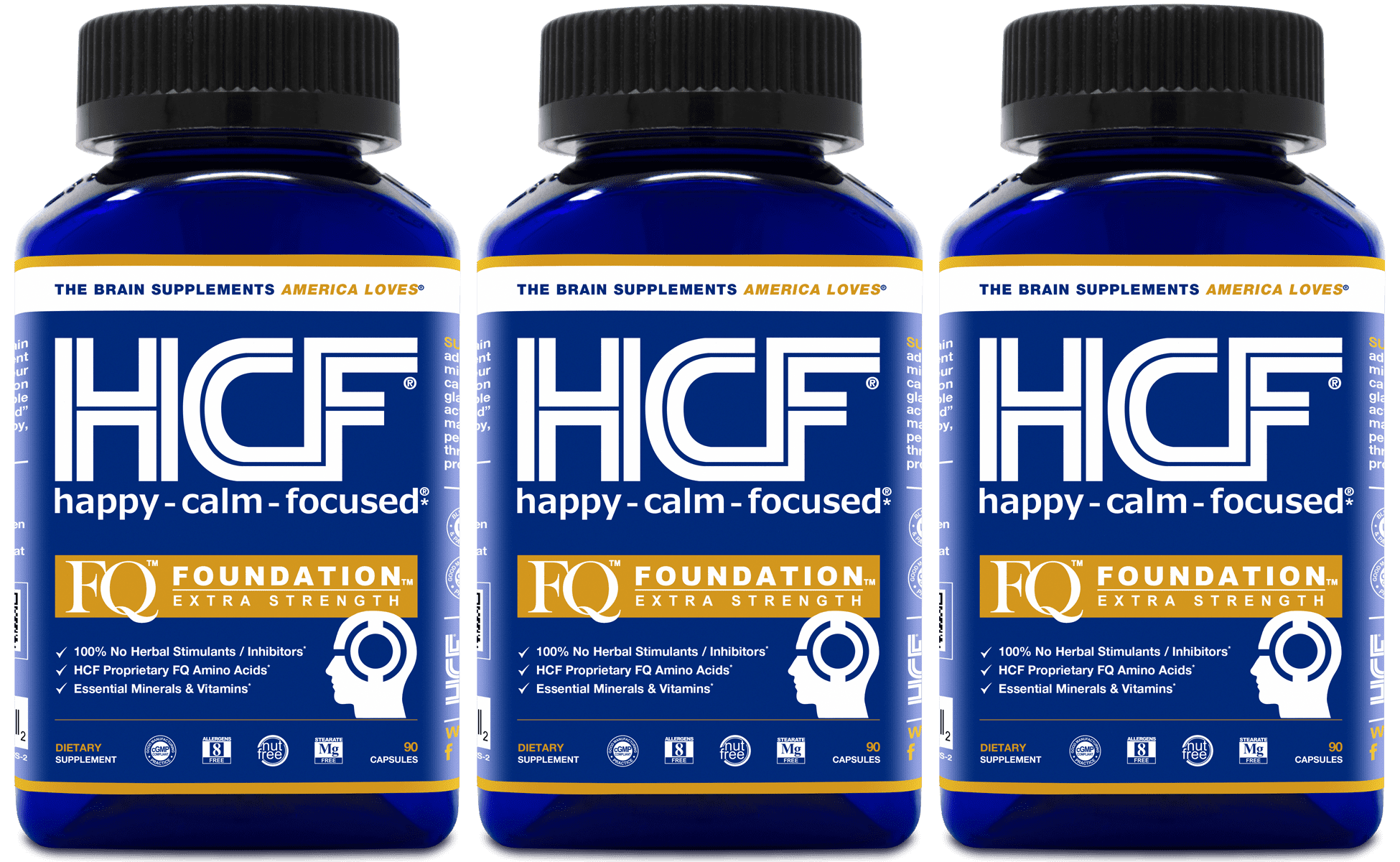 HCF Happy, Calm & Focused Brain Supplement