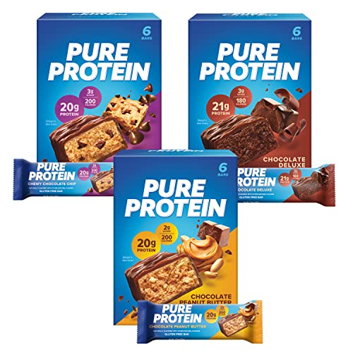 High Protein Pure Snack Bars, Gluten-Free (18 Pack)