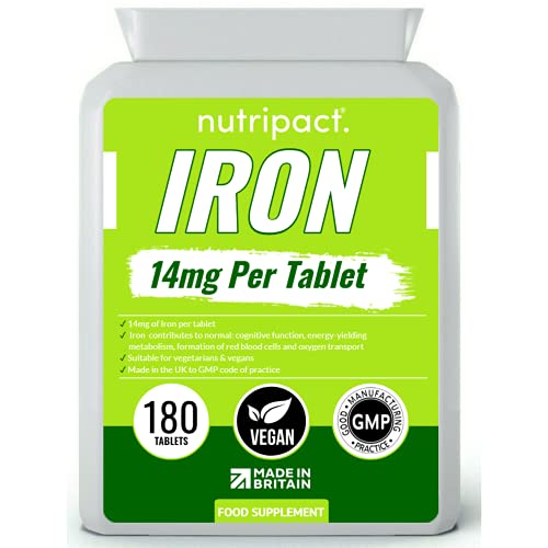 Iron Boost - 180 Vegan Tabs - 6 Months Supply