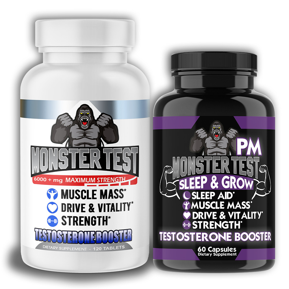 Monster Test - Testosterone Supplement for Men (2 Pack)