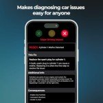 Bluetooth OBD2 Scanner for Cars and Vehicles