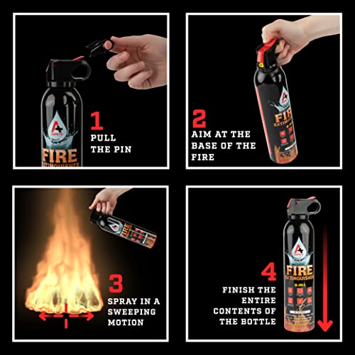 Compact 6-in-1 Fire Extinguisher - 2 Pack