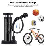 Compact Mini Bike Floor Pump with Repair Kit