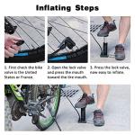 Compact Mini Bike Floor Pump with Repair Kit